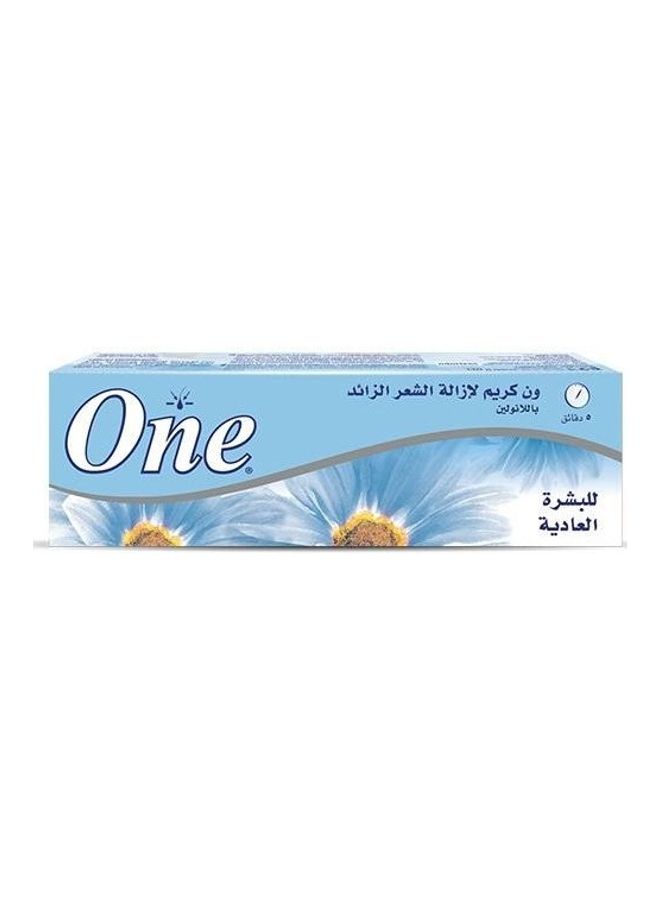 One Lanolin Enriched Hair Removal Cream 140grams