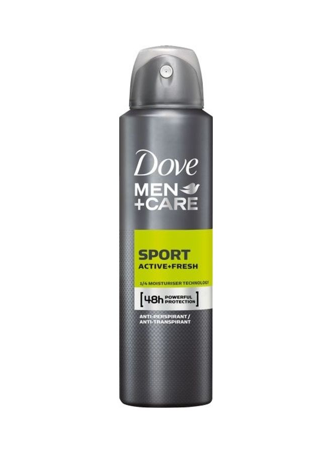 Dove Men Plus Care Sports Fresh Deodorant Spray Clear 250ml