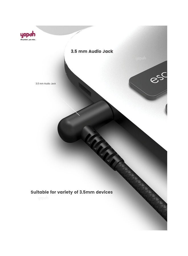 yopah Ultra Bass Universal In-Ear Earphone with Mic and Wire Organizer Grey - Image 3