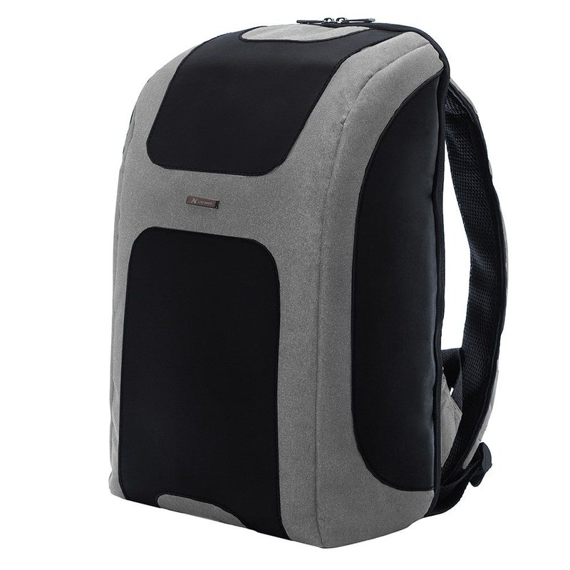 L'avvento Discovery Nylon Laptop Backpack Bag Grey/Black  - Image 2