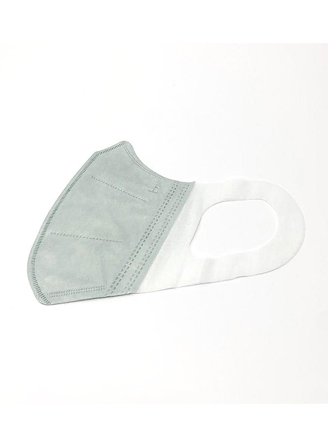 SMART PHARMA 50-Piece 3D Protective Mask Grey/White  - Image 2