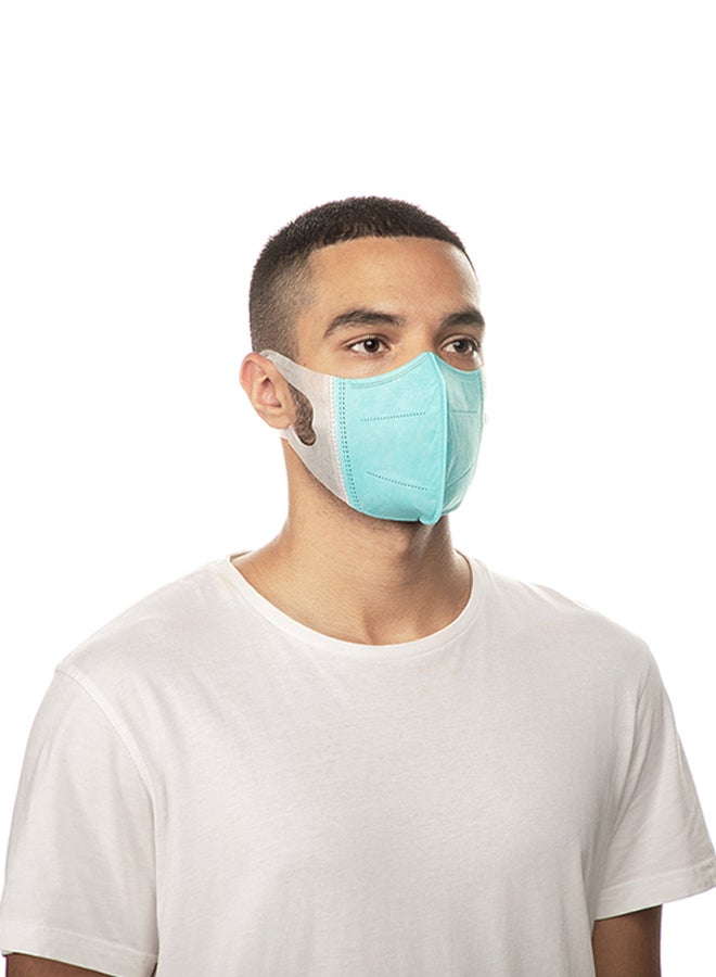 SMART PHARMA 50-Piece 3D Protective Mask Blue/White  - Image 1