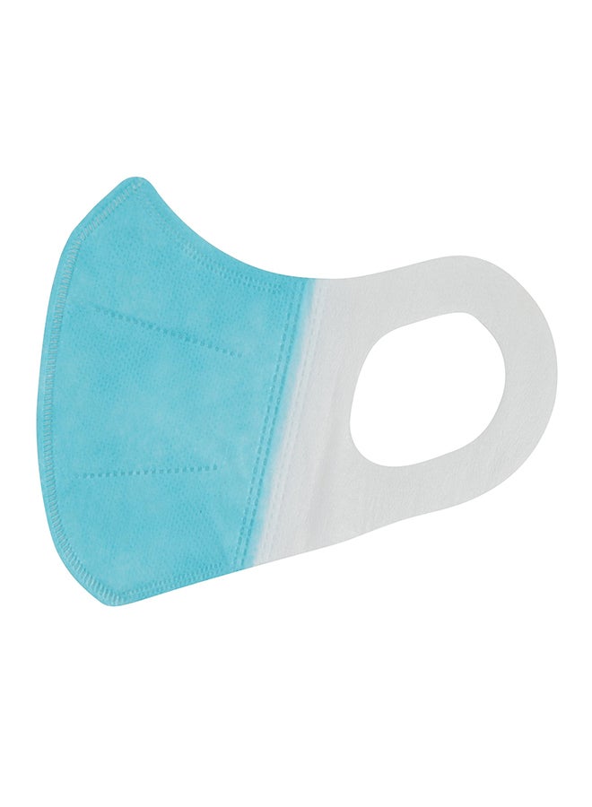 SMART PHARMA 50-Piece 3D Protective Mask Blue/White  - Image 3