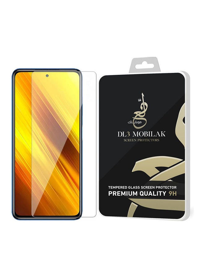 Dl3 Mobilk - Xiaomi Poco X3 Tempered Glass Screen Protector Clear - Image 1