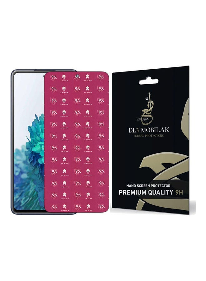 Dl3 موبيلك لاصقة حماية للشاشة 9h غير لامعة بتقنية النانو غير قابلة للكسر ومضادة لبصمات الأصابع لهاتف سامسونج جالاكسي S20 FE شفاف