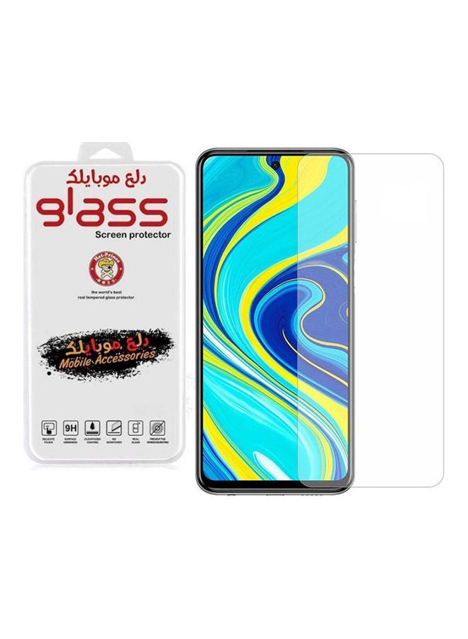 لاصقة حماية للشاشة من الزجاج المقوى لهاتف شاومي نوت 9S/ نوت 9 برو/ نوت 9 برو ماكس . شفاف