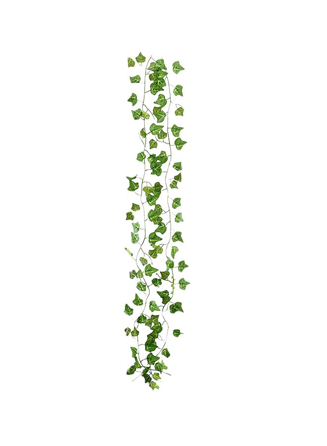 12 خيوط أوراق نباتية مزيفة أخضر 85سم - Image 2