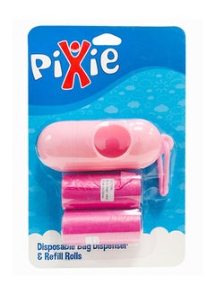 Pixie 3-Piece Disposable Bag Dispenser With Refill Rolls  - Image 2