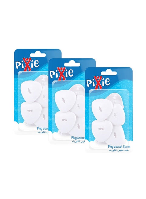 Pack Of 3 Plug Socket Covers, 6 Count