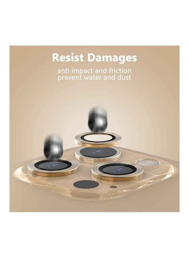 Camera Lens Protector Glass For iPhone 12 Pro Max gold - Image 2