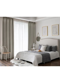Full Blackout Curtains For Bedroom White 150x270cm