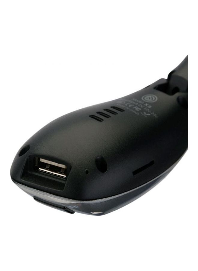 Bluetooth Hands Free Car FM Transmitter Player With USB Charger blhz Silver/Black - Image 3