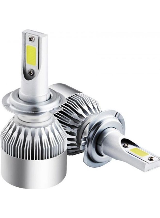 C6 2-Piece H7 LED Car Headlight Bulb