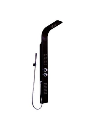 Stainless Steel Shower And Bath Unit Set silver/black - v1610291123/N43138198A_1