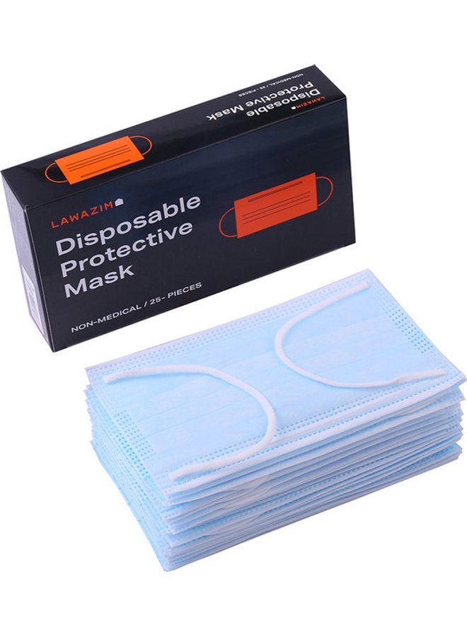 LAWAZIM Face Mask With Elastic Earloop, 25-Piece, Pack Of 2  - Image 2