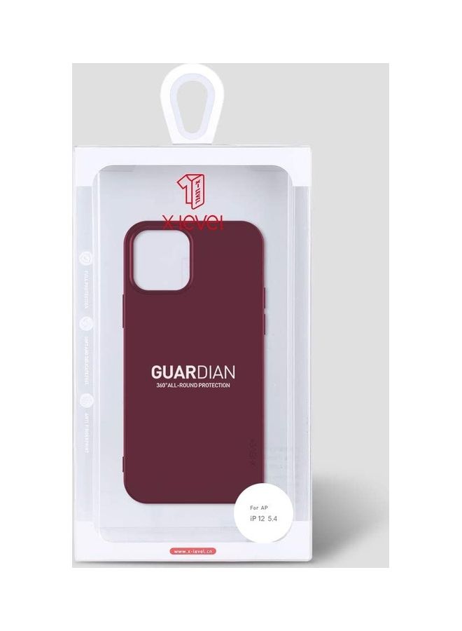 X-level TPU case for iphone 12 mini unpack Wine Red - Image 4