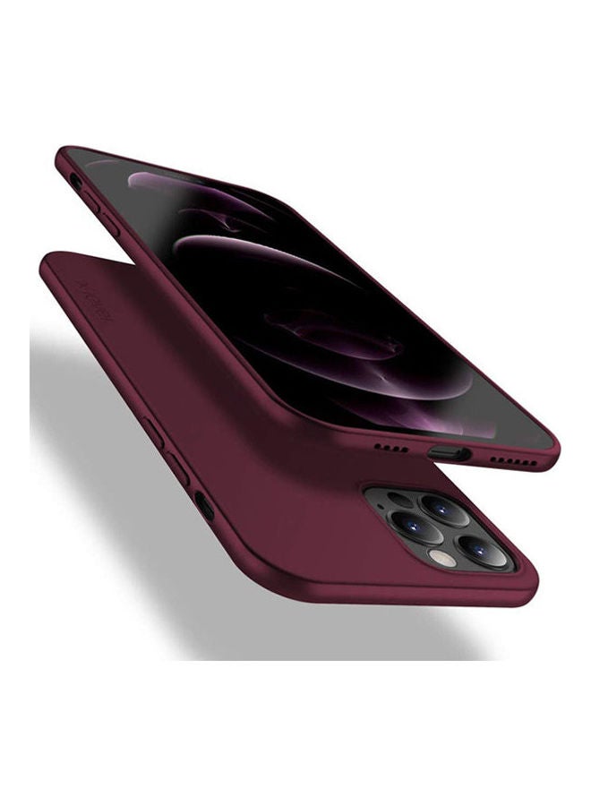 X-level TPU Case Covet For iphone 12/12pro Unpack Wine Red - Image 1