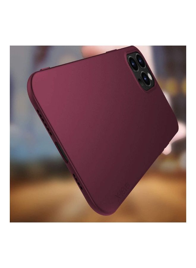 X-level TPU Case Covet For iphone 12/12pro Unpack Wine Red - Image 2