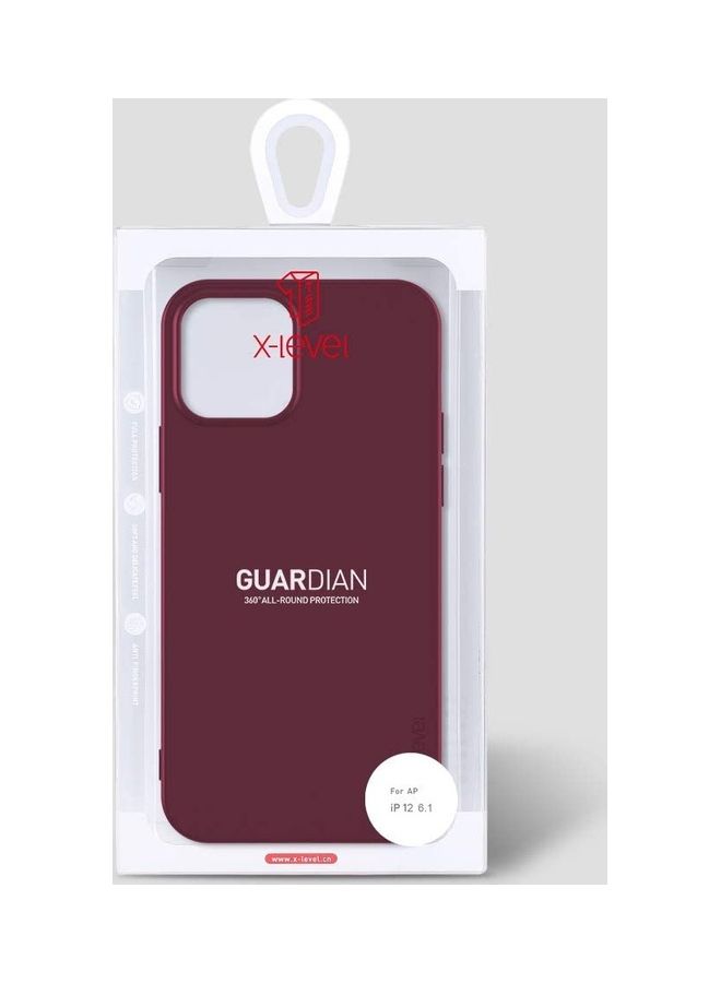 X-level TPU Case Covet For iphone 12/12pro Unpack Wine Red - Image 4