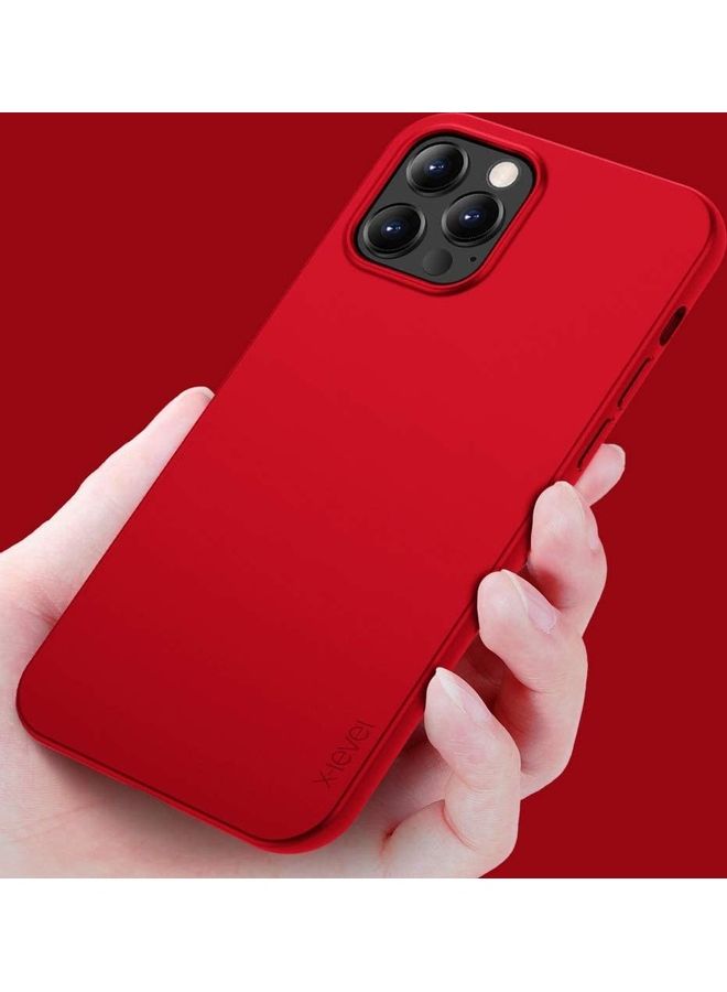 X-level TPU case for iphone 12/12pro unpack Light Red - Image 3