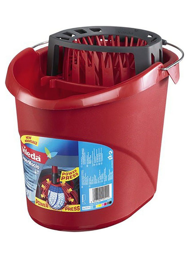 SuperMocio Mop Bucket With Power Wringer Red - v1610300004/N43634553A_1