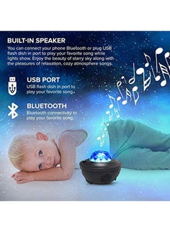 Bluetooth Night Projector Light With Remote Black/Blue 16 x 12cm - v1610339363/N43634857A_5