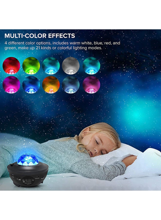 Cool Baby - Bluetooth Night Projector Light With Remote Black/Blue 16 x 12cm - Image 1