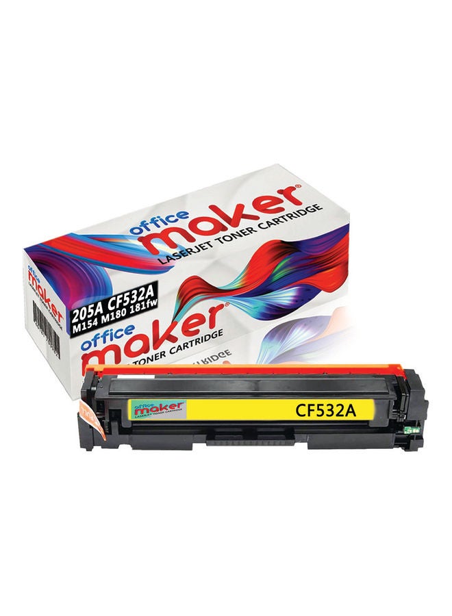 Office Maker Laserjet Toner Cartridge Yellow 