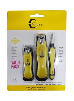 CARE Care Best Grip Value Pack yellow 3pcs  - Image 1