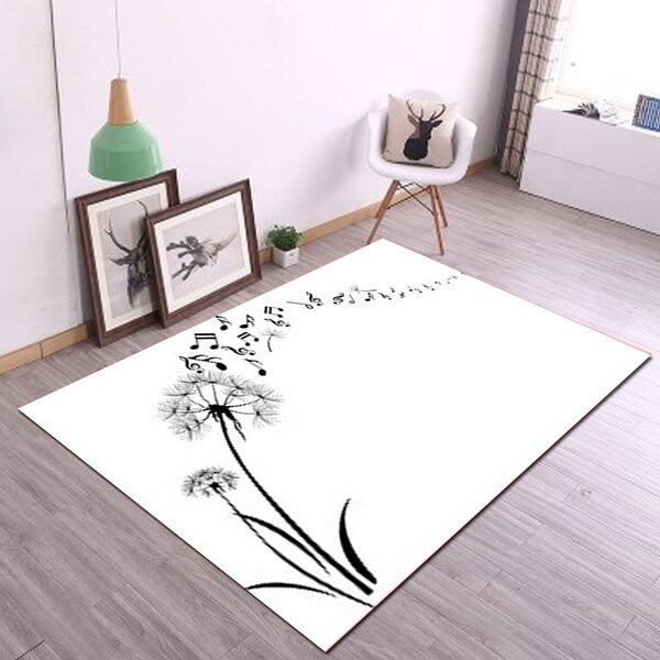 1 Piece Living Room Rug Simple Anti-Slip Nordic Style Carpet multicolour 40*60(W*L)cmcm  - Image 2