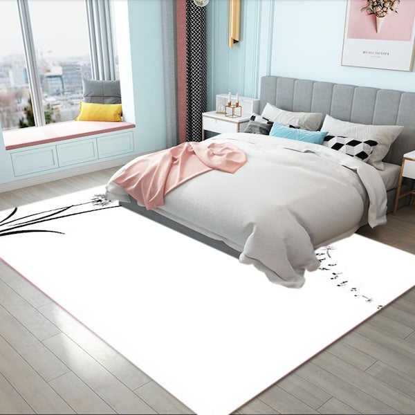 1 Piece Living Room Rug Simple Anti-Slip Nordic Style Carpet multicolour 40*60(W*L)cmcm  - Image 3