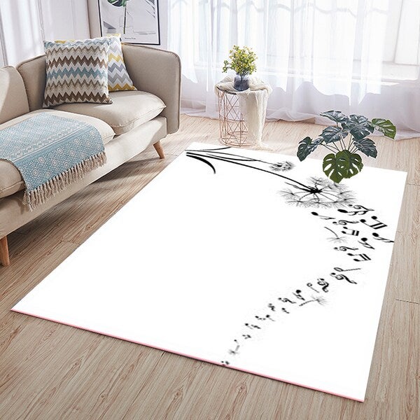 1 Piece Living Room Rug Simple Anti-Slip Nordic Style Carpet multicolour 40*60(W*L)cmcm  - Image 5