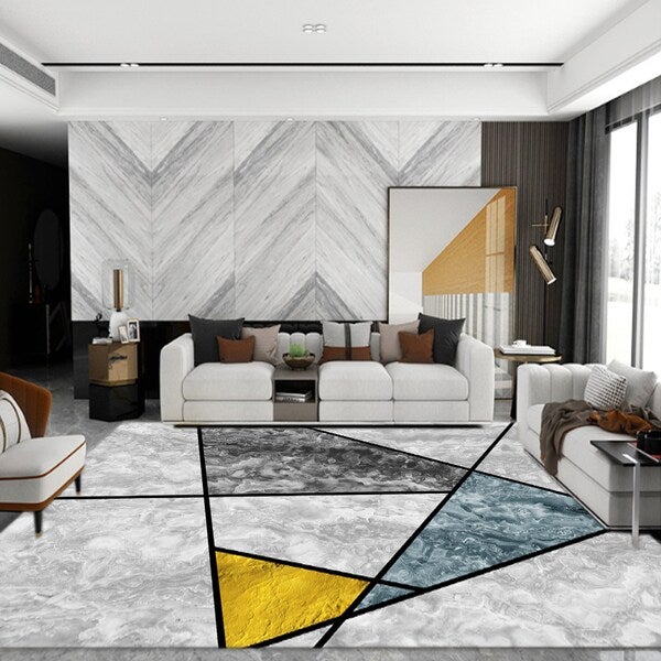 1 Piece Living Room Rug Anti-Slip Durable Eco-friendly Carpet multicolour 50*80(W*L)cmcm  - Image 2