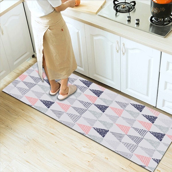 Modern Soft Multi-Functional Home Living Room Bedroom Antiskidding Footcloth multicolour 60*90(W*L)cmcm - Image 4