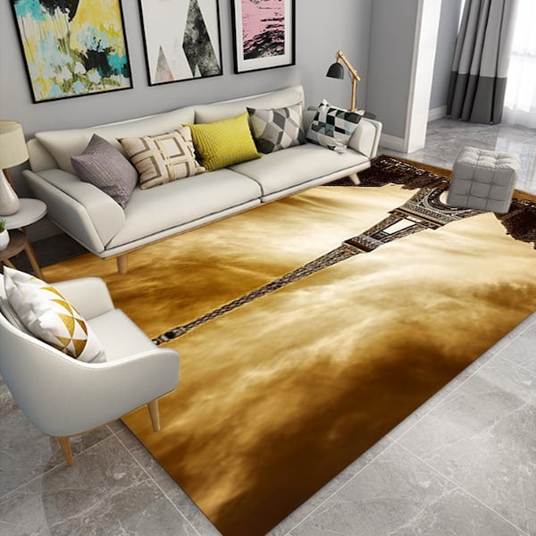 1 Piece Rug Anti-Skidding Building Print Soft Living Room Bedroom Floor Mat multicolour 40*60(W*L)cmcm - Image 4