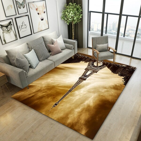 1 Piece Rug Anti-Skidding Building Print Soft Living Room Bedroom Floor Mat multicolour 40*60(W*L)cmcm - Image 5