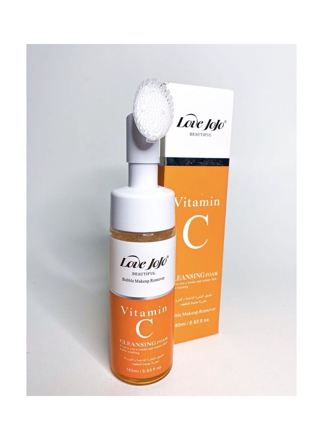 Generic - CLEANSING FOAM Bubble Makeup Remover  With Vitamin C 160 ml Orange - Image 1