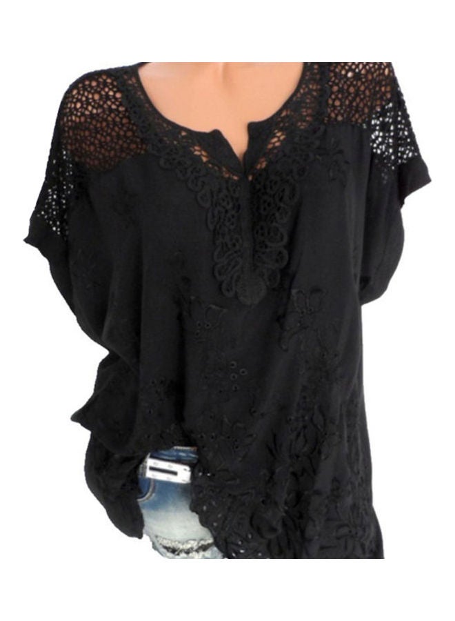 V Neck Top Grey  - Image 5