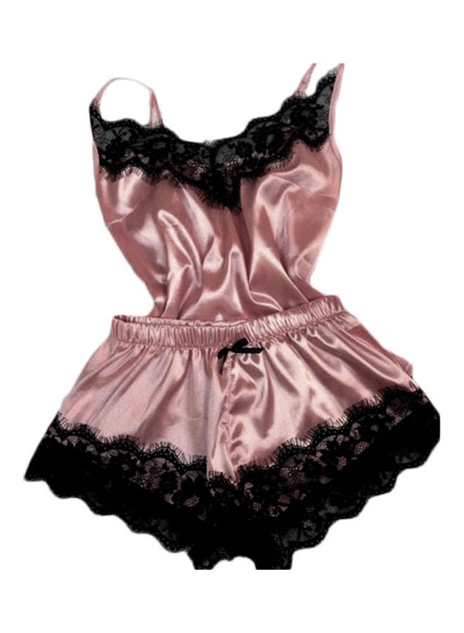 Top And Pant Nightwear Set Lotus Color  - Image 1