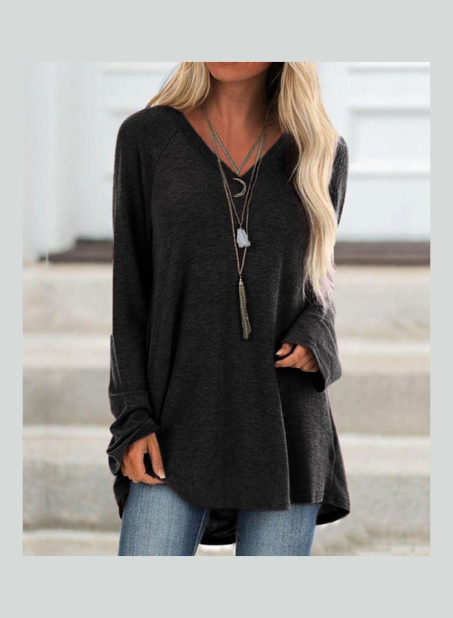 V Neck Top Army Green  - Image 5