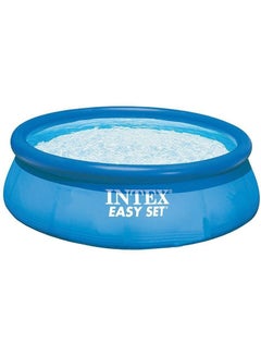 INTEX 2-Piece Easy Set Inflatable Round Swimming Pool With Filter Pump 366x76cm  - Image 1