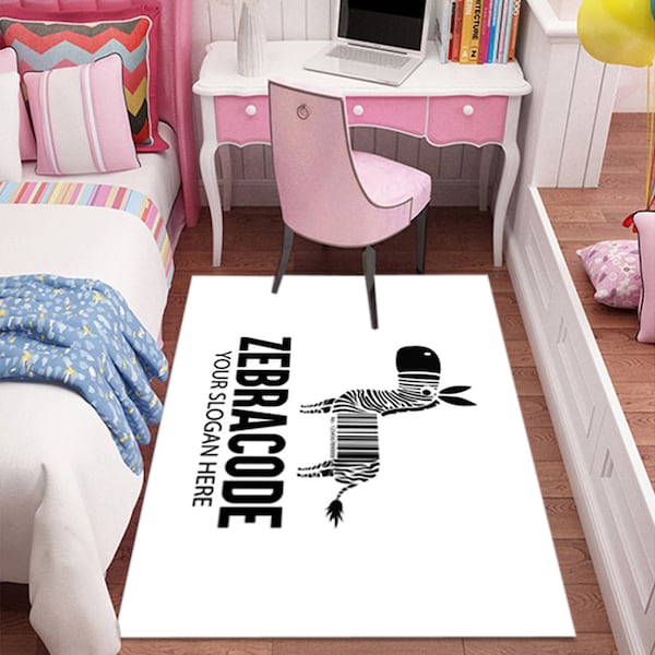 Rectangle Anti-slip Simple Floor Carpet White 40x60(WxL)cm - Image 2