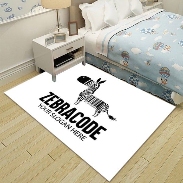 Rectangle Anti-slip Simple Floor Carpet White 40x60(WxL)cm - Image 4