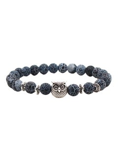 Owl Charm Design Beaded Bracelet