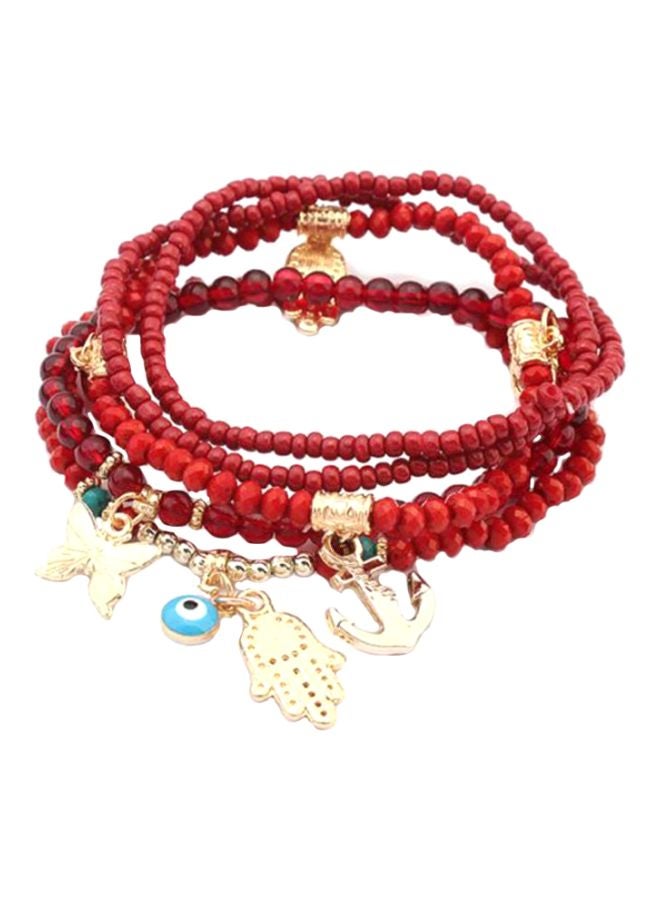 Sharpdo Pendant Beaded Bracelet - Image 1