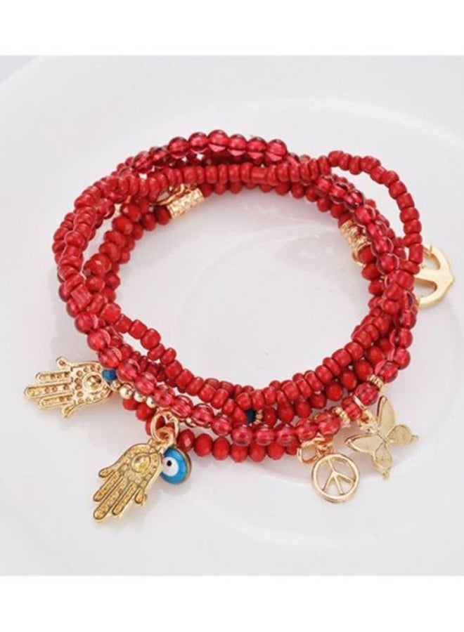 Sharpdo Pendant Beaded Bracelet - Image 2