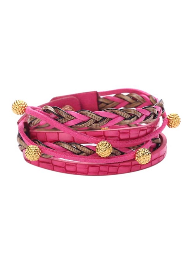 PU Leather Multi-Layer Winding Wrap Bracelet