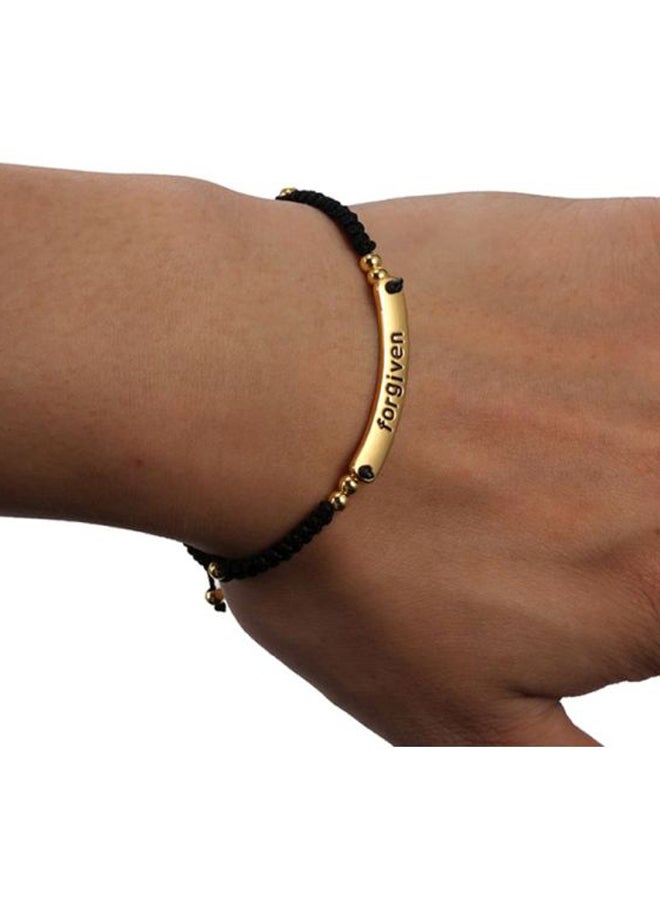 Sharpdo Forgiven Engraved Woven Bracelet - Image 3