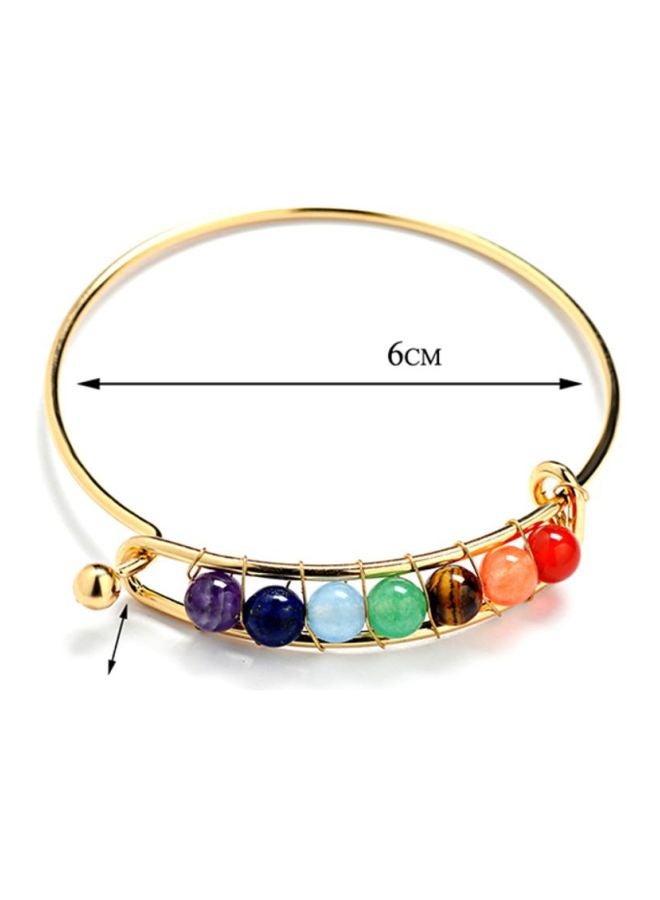 Sharpdo - Hand Knitted Natural Stone Ball Bracelet - Image 1