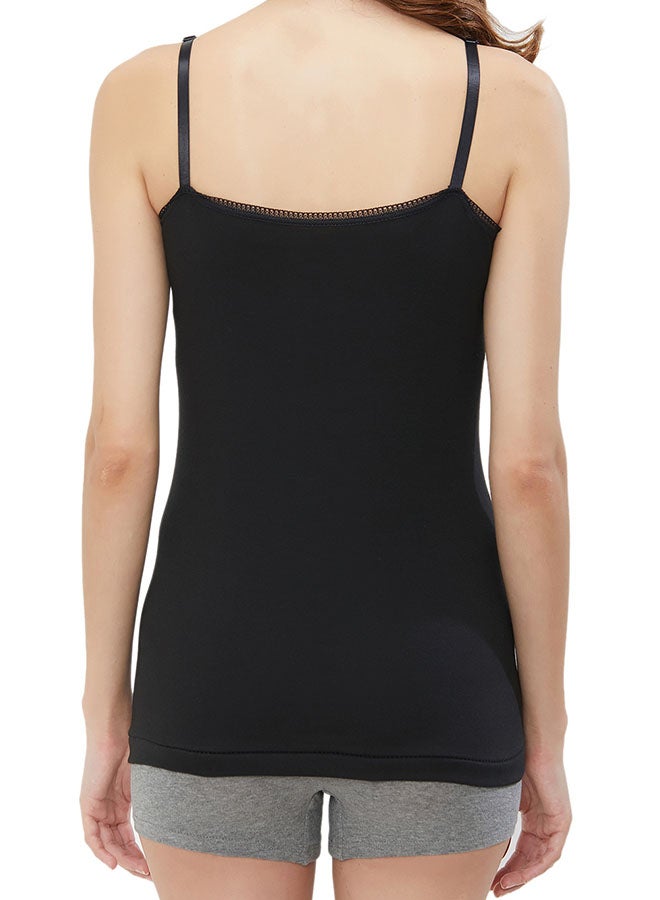 BYC Cotton Camisole Black  - Image 3